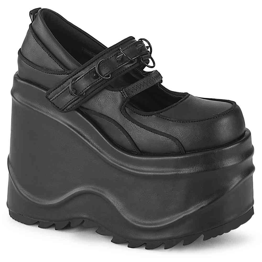 DemoniaCult - WAVE48 Wedges - Black Product image